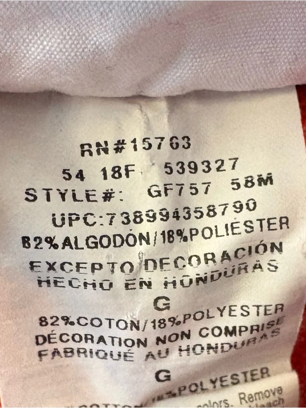 Champion Red Hoodie Sweatshirt Size Large Cotton - Picture 7 of 10